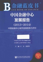 中国金融中心发展报告  2013-2014  中国金融中心城市金融竞争力评价  2014版