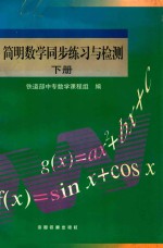 简明数学同步练习与检测 下