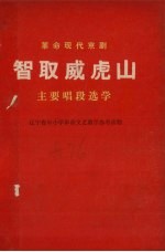 革命现代京剧智取威虎山主要唱段选学