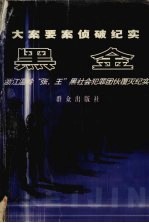 黑金  浙江温岭“张、王”黑社会性质犯罪团伙覆灭纪实