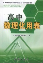 高中数理化用表