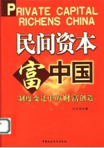 民间资本富中国 制度变迁中的财富创造