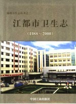 江都市卫生志 1988-2000