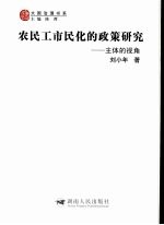 农民工市民化的政策研究 主体的视角