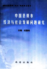 中国县级市经济与社会发展问题研究