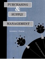 PURCHASING AND SUPPLY MANAGEMENT ELEVENTH EDITION