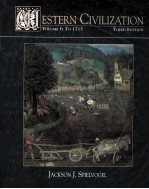 WESTERN CIVILIZATION VOLUME I:TO 1715 THIRD EDITION