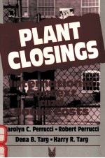 PLANT CLOSINGS:INTERNATIONAL CONTEXT SOCIAL COSTS