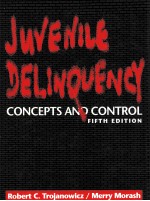 JUVENILE DELINQUENCY CONCEPTS AND CONTROL FIFTH EDITION