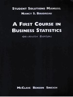 A FIRST COURSE IN BUSINESS STATISTICS SEVENTH EDITION