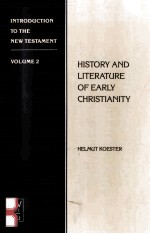 HISTORY AND LITERATURE OF EARLY CHRISTIANITY VOLUME 2