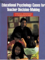 EDUCATIONAL PSYCHOLOGY CASES FOR TEACHER DECISION-MAKING