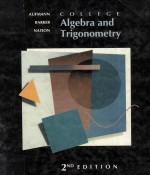 COLLEGE ALGEBRA AND TRIGONOMETRY SECOND EDITION