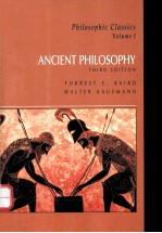 ANCIENT PHILOSOPHY PHILOSOPHIC CLASSICS