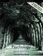 STUDY GUIDE FOR KALAT'S INTRODUCTION TO PSYCHOLOGY SIXTH EDITION