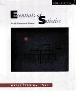 ESSENTIALS OF STATISTICS FOR THE BEHAVIORAL SCIENCES THIRD EDITION