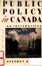 PUBLIC POLICY IN CANADA AN INTRODUCTION SECOND EDITION