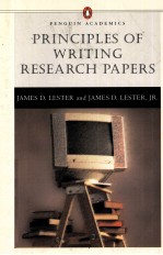 PRINCIPLES OF WRITING RESEARCH PAPERS