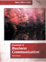 ESSENTIALS OF BUSINESS COMMUNICATION THIRD EDITION