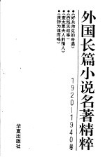 外国长篇小说名著精粹 1920-1940卷