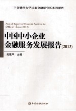 中国中小企业金融服务发展报告 2013