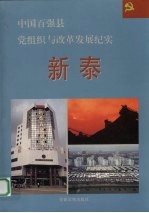 中国百强县党组织与改革发展纪实 新泰分册