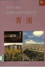 中国百强县党组织与改革发展纪实 青浦分册