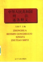 中华人民共和国刑法逐条释义