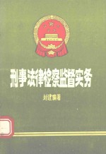 刑事法律检查监督实务