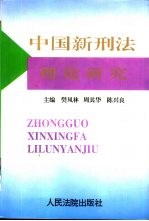 中国新刑法理论研究