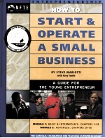 HOW TO START & OPERATE A SMALL BUSINESS:A GUIDE FOR THE YOUNG ENTREPRENEUR