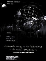 WRITING THE ESSAY ART IN THE WORLD THE WORLD THROUGH ART