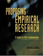 PROPOSING EMPIRICAL RESEARCH:A GUIDE TO THE FUNDAMENTALS