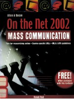 MASS COMMUNICATION ON THE NET 2002 EDITION