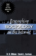 RESEARCHING SOCIOLOGY ON THE INTERNET