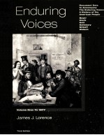 ENDURING VOICES VOLUME ONE:TO 1877 THIRD EDITION