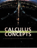 CALCULUS CONCEPTS:AN INFORMAL APPROACH TO THE MATHEMATICS OF CHANGE FIRST EDITION