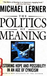 POLITICS OF MEANING:RESTORING HOPE AND POSSIBILITY IN AN AGE OF CYNICISM