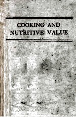 COOKING AND NUTRITIVE VALUE