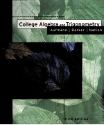 COLLEGE ALGEBRA AND TRIGONOMETRY THIRD EDITION