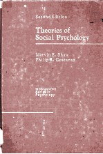 THEORIES OF SOCIAL PSYCHOLOGY SECOND EDITION