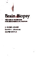 BRAIN BIOPSY:THE SMEAR TECHNIQUE FOR NEUROSURGICAL BIOPSIES