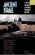 ANCIENT ISRAEL:A SHORT HISTORY FROM ABRAHAM TO THE ROMAN DESTRUCTION OF THE TEMPLE