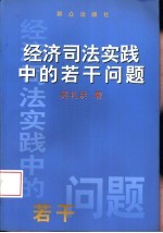 经济司法实践中的若干问题