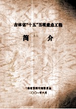 吉林省“十五”百项重点工程简介