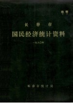 长春市国民经济统计资料1980