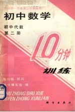 初中数学10分钟训练 初中代数 第2册