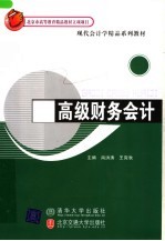 现代会计学精品系列教材 高级财务会计