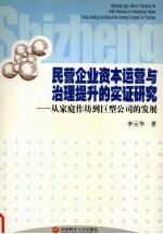 民营企业资本运营与治理提升的实证研究 从家庭作坊到巨型公司的发展