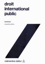 DROIT INTERNATIONAL PUBLIC